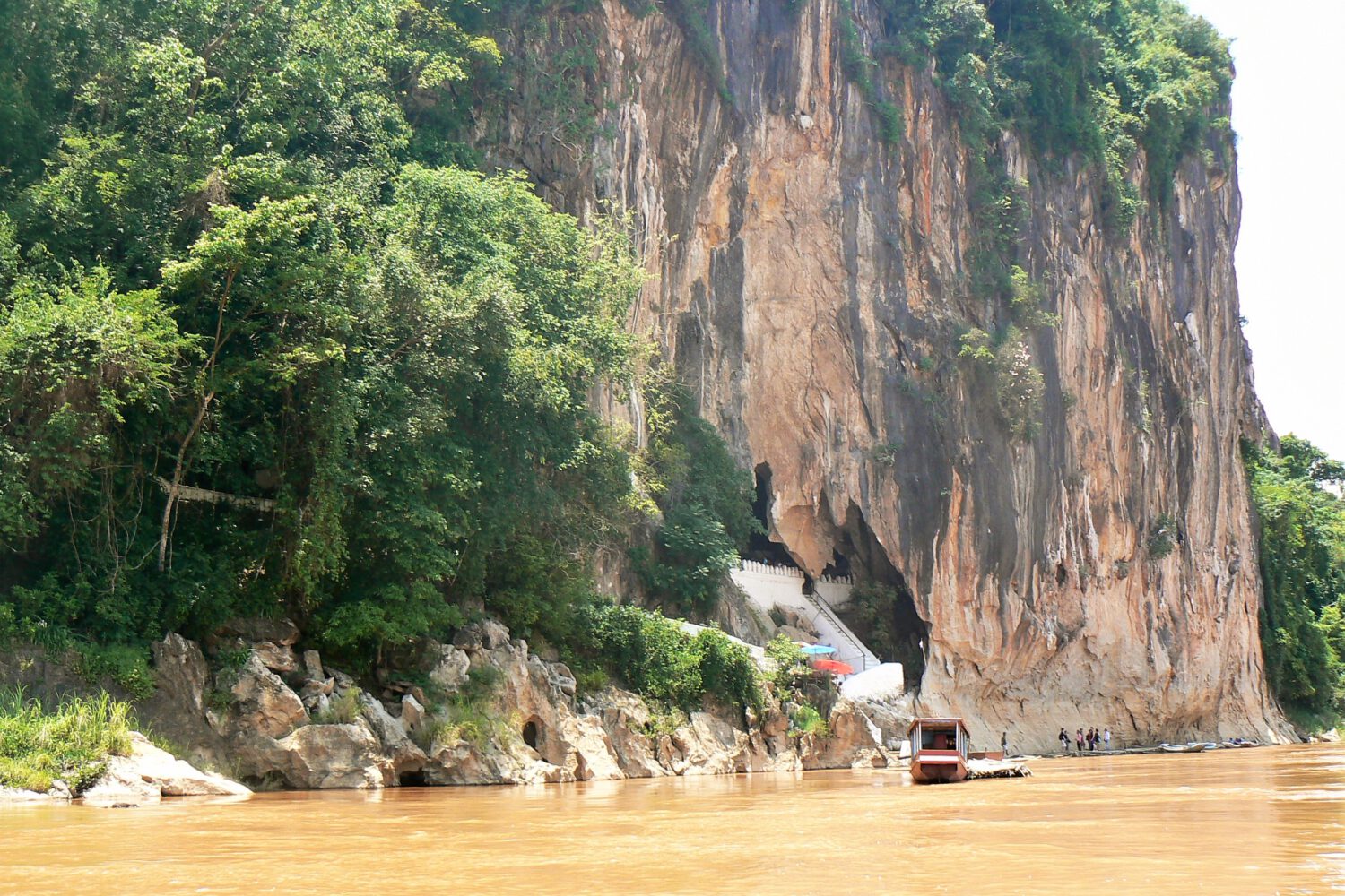 Mekong river cruise in Laos